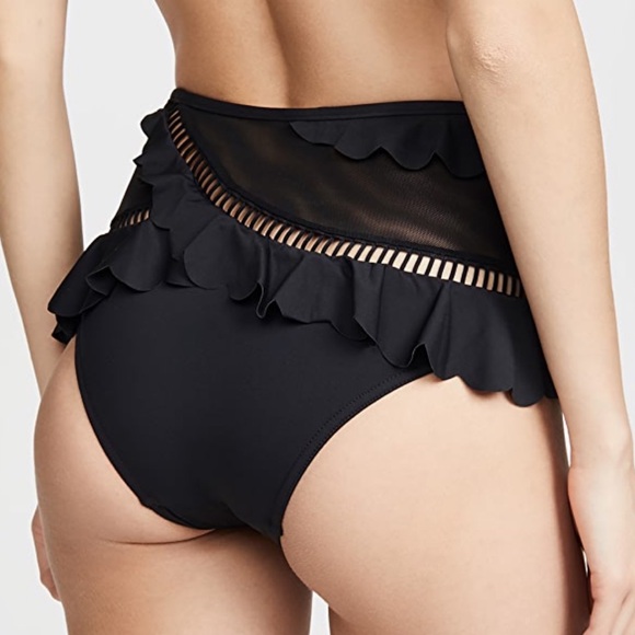 Zimmermann ruffle trim top and bottom swimsuit sz Au 1 - Picture 6 of 15